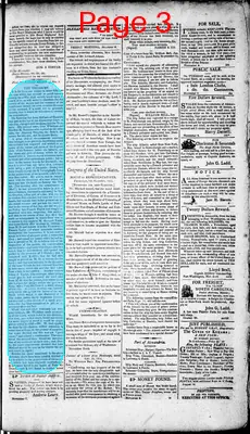 Page thumbnail for Alexandria Daily Gazette, Commercial & Political