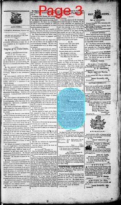 Page thumbnail for Alexandria Daily Gazette, Commercial & Political