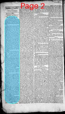 Page thumbnail for Alexandria Daily Gazette, Commercial & Political