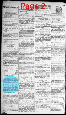 Page thumbnail for Alexandria Daily Gazette, Commercial & Political
