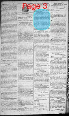 Page thumbnail for Alexandria Daily Gazette, Commercial & Political