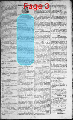 Page thumbnail for Alexandria Daily Gazette, Commercial & Political
