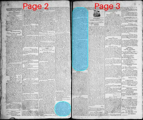 Page thumbnail for Alexandria Daily Gazette, Commercial & Political
