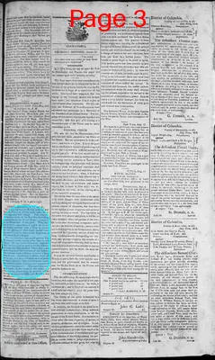 Page thumbnail for Alexandria Daily Gazette, Commercial & Political