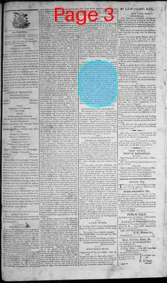 Page thumbnail for Alexandria Daily Gazette, Commercial & Political