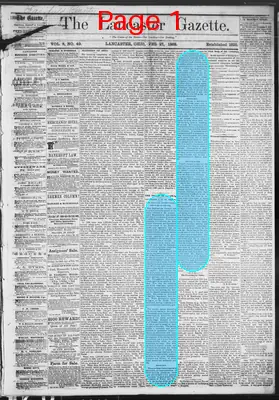 Page thumbnail for The Lancaster Gazette
