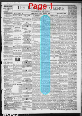 Page thumbnail for The Lancaster Gazette
