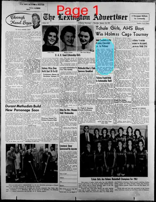 Page thumbnail for The Lexington Advertiser