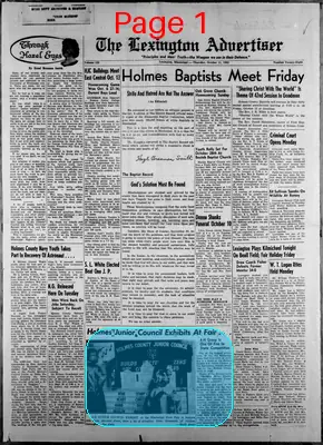 Page thumbnail for The Lexington Advertiser