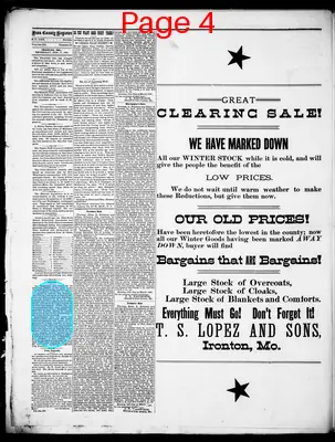 Page thumbnail for Iron County Register