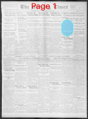 Page thumbnail for The Evening Times