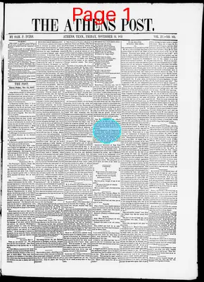 Page thumbnail for The Athens Post