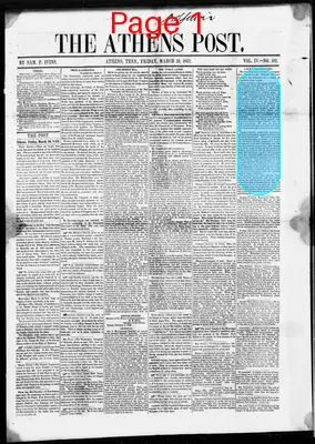 Page thumbnail for The Athens Post