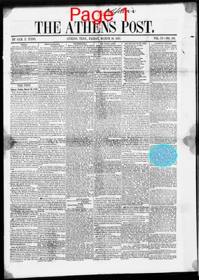 Page thumbnail for The Athens Post