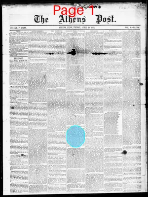 Page thumbnail for The Athens Post