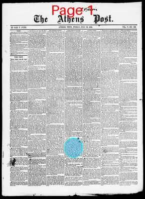 Page thumbnail for The Athens Post