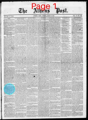 Page thumbnail for The Athens Post