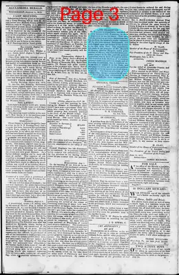 Page thumbnail for The Alexandria Herald