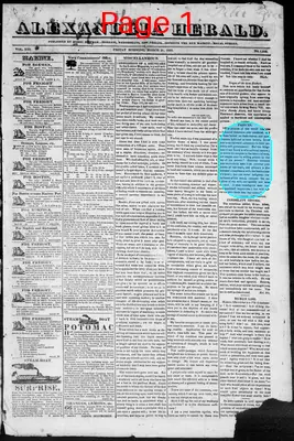 Page thumbnail for The Alexandria Herald