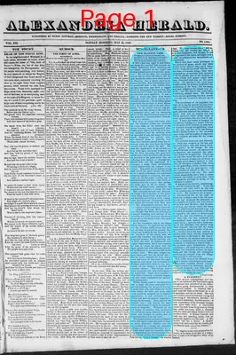 Page thumbnail for The Alexandria Herald