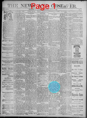 Page thumbnail for The News And Observer