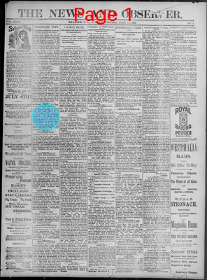 Page thumbnail for The News And Observer