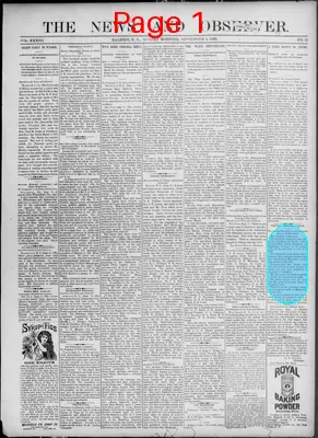 Page thumbnail for The News And Observer