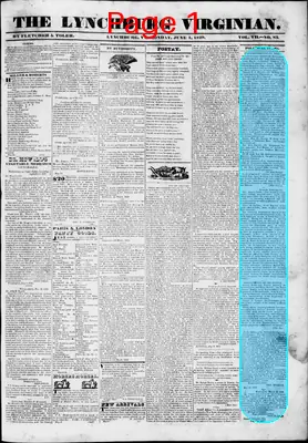 Page thumbnail for Lynchburg Virginian