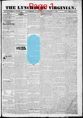 Page thumbnail for Lynchburg Virginian