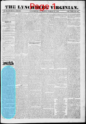 Page thumbnail for Lynchburg Virginian