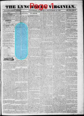 Page thumbnail for Lynchburg Virginian