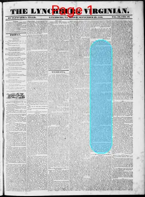Page thumbnail for Lynchburg Virginian