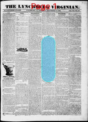 Page thumbnail for Lynchburg Virginian
