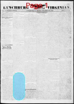 Page thumbnail for Lynchburg Virginian