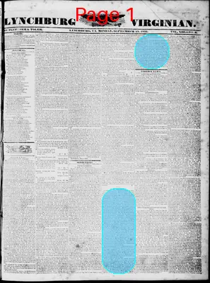 Page thumbnail for Lynchburg Virginian