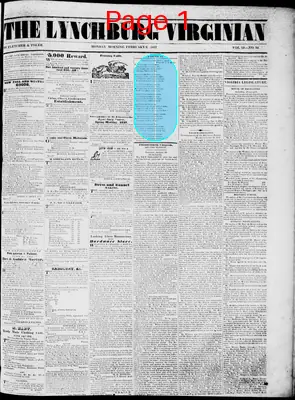 Page thumbnail for Lynchburg Virginian