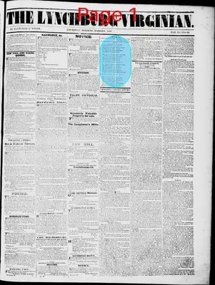 Page thumbnail for Lynchburg Virginian