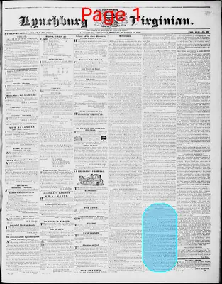 Page thumbnail for Lynchburg Virginian