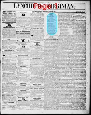 Page thumbnail for Lynchburg Virginian