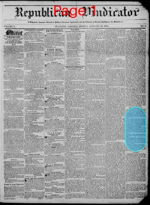 Page thumbnail for Republican Vindicator