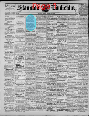 Page thumbnail for Staunton Vindicator