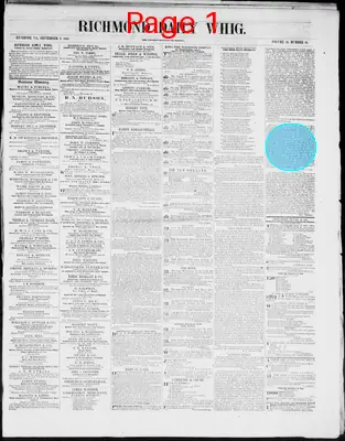 Page thumbnail for Richmond Daily Whig