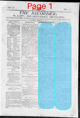 Page thumbnail for The Recorder, Or, Lady's And Gentleman's Miscellany