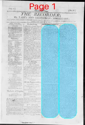 Page thumbnail for The Recorder, Or, Lady's And Gentleman's Miscellany