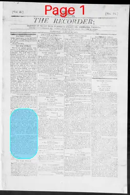 Page thumbnail for The Recorder
