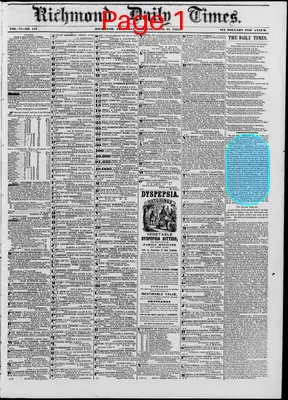 Page thumbnail for Richmond Daily Times