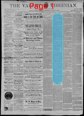 Page thumbnail for The Valley Virginian