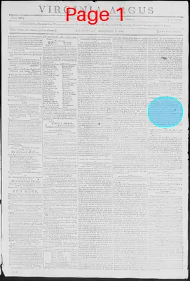 Page thumbnail for Virginia Argus
