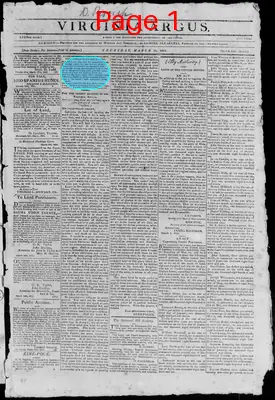 Page thumbnail for Virginia Argus