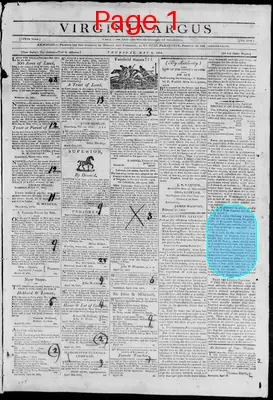 Page thumbnail for Virginia Argus